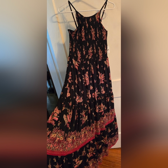 NWT | Angie | Women's Boho Smocked Floral Maxi Dress | Size: M - Picture 10 of 14